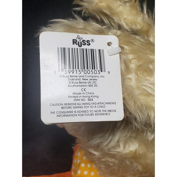 Vintage RUSS Berries Caress Soft Pet Bennett Bunny Rabbit Stuffed Plush Animal - Picture 6 of 11